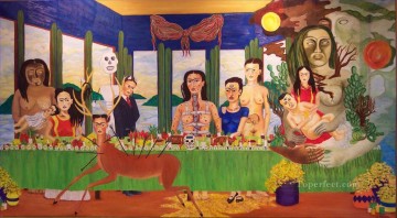 Frida Kahlo Painting - Feminismo de la Última Cena Frida Kahlo